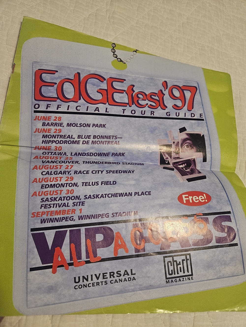 Edgefest '97 Official Tour Guide - Feat. Silverchair